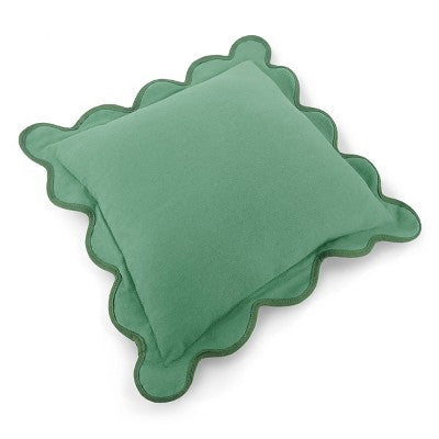 Solid Square Pillow - Bullseye's Playground