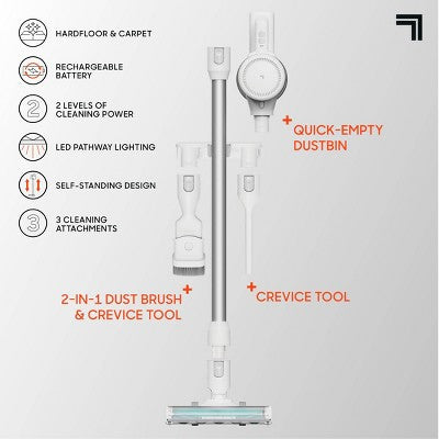 Sharper Image Cordless Vacuum Lightweight Stick and Handheld Combo White (LOCAL PICKUP ONLY)