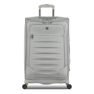 SWISSGEAR Checklite Softside Medium Checked Suitcase - Gray (LOCAL PICKUP ONLY)