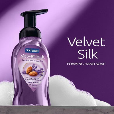 Softsoap Silk Dreamy Lavender & Almond Milk Foaming Hand Soap - 9 fl oz