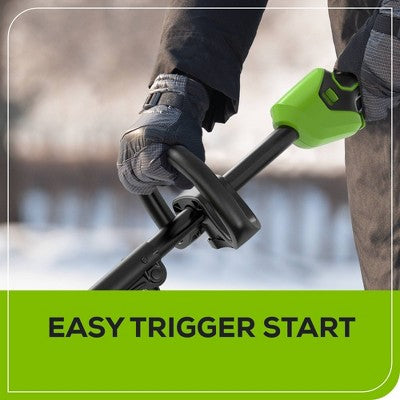 Greenworks 12" Brushless Snow Shovel with Light Kit: 24V Lithium Ion, Adjustable Handle, 3-Year Warranty (LOCAL PICKUP ONLY)