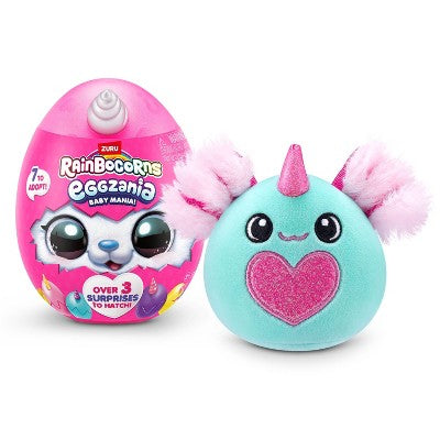 Rainbocorns 4.7" Eggzania Babymania Stuffed Animals