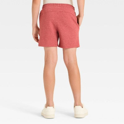 Boys' Mesh Spacer Shorts - All In Motion Dark Red L