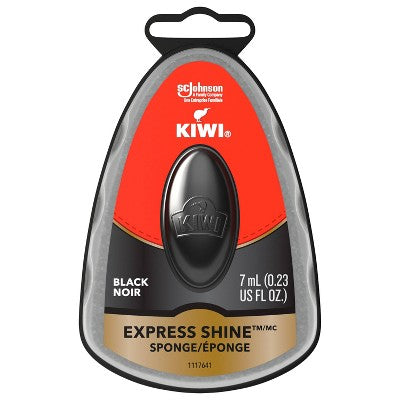 KIWI Express Shine Sponge - Black 0.23oz