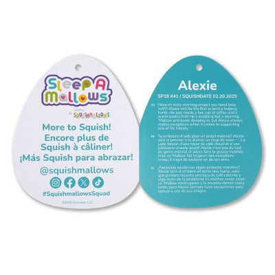 18" Alexie Purple and Black Cow with Gold Horns Squishmallows Plush