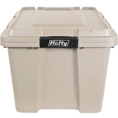 Hefty MAX PRO Storage Tote 18 Gallon - Stone (LOCAL PICKUP ONLY)