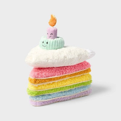 13" Stackable Layer Cake Stuffed Animal - Gigglescape: Polyester, Food Theme, 1 Year+