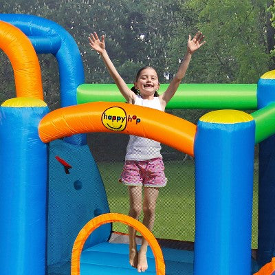 Happy Hop Jump and Splash Double Side Water Park (LOCAL PICKUP ONLY)