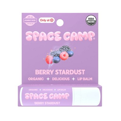 Space Camp Wellness Berry Stardust Lip Balm - 0.25oz: Moisturizing, Hydrating, Paraben-Free, Contains Vitamin E