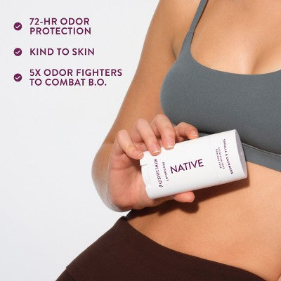 Native Vanilla & Cashmere Deodorant - 2.65oz: Aluminum-Free, Paraben-Free, Vegan