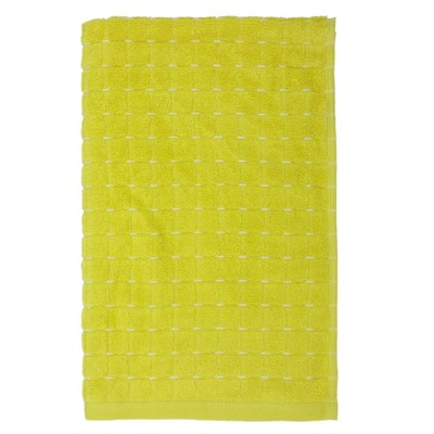 6pc Bath Towel Set Yellow Checkered Daisy - Kapoor Home