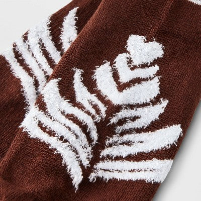 Adult Coffee Crew Socks - Brown One Size Fits Most
