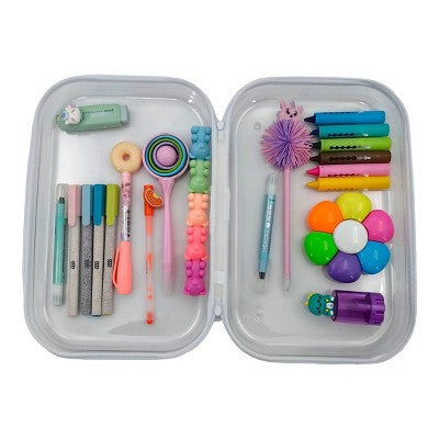 Large Hard Sided Case Clear - up&up