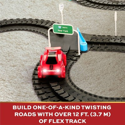 FAO Schwarz Vehicle Playset with DIY Track