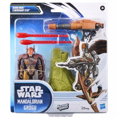 Star Wars ActionVerse Guard Droid & Mercenary STAP