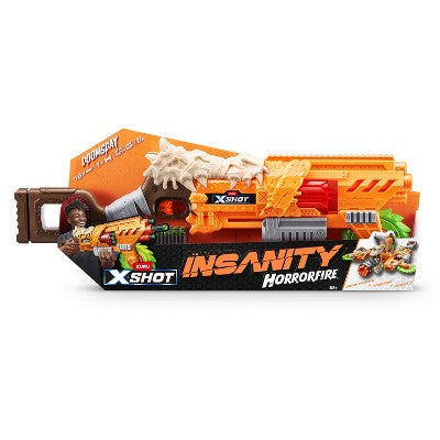 XSHOT Horror Fire Doomsday Blaster Toy Dart Blaster (with 16 Darts) by ZURU (LOCAL PICKUP ONLY)