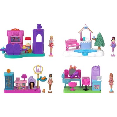 Barbie Mini Barbie Land Collectible Playsets with 1.5" Doll