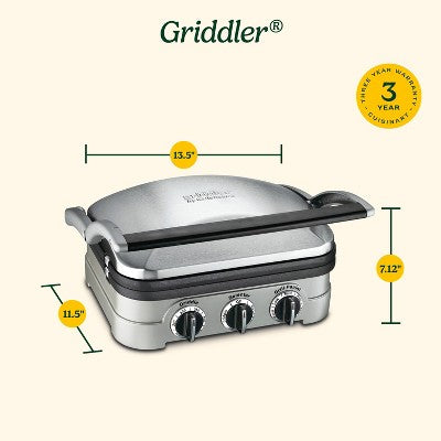 Cuisinart Electric Griddler Stainless Steel
