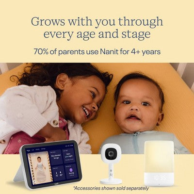 Nanit Pro Smart Baby Monitor & Floor Stand - White
