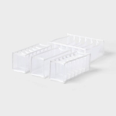 Mesh Drawer Organizer Inserts 4pk - Brightroom