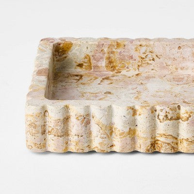Square Marble Catchall Tray - Threshold designed with Studio McGee