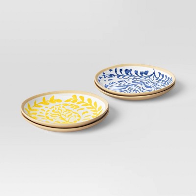 6" 4pk Melamine Appetizer Plates - Threshold
