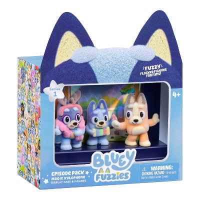 Bluey Fuzzies Episode Pack Magic Xylophone Display Case and Figures
