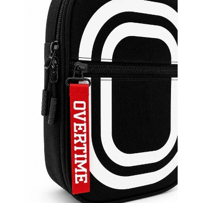 Overtime Big O Dual Compartment Lunch Box - Black and White