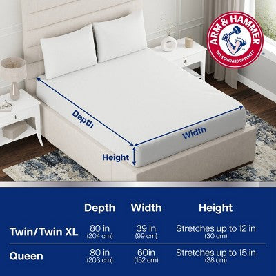 Arm & Hammer Queen Cooling Comfort Mattress Protector