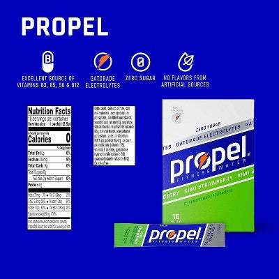 Propel Kiwi Strawberry Sports Drink mix - 0.88oz/10ct