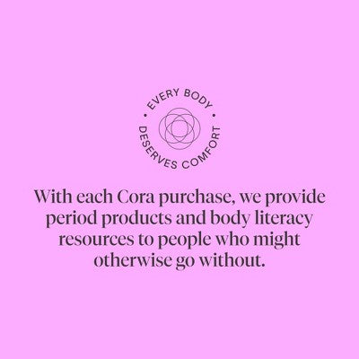 Cora Organic Top Sheet Thong Regular Ultra Thin Panty Liners - Unscented - 40ct