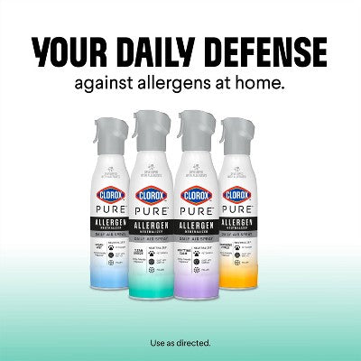 Clorox PURE Allergen Neutralizer Daily Air Spray Air Fresheners Clean Breeze - 8oz