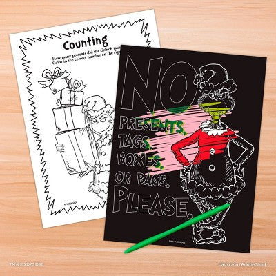 Bendon Licensed Scratch Art The Grinch