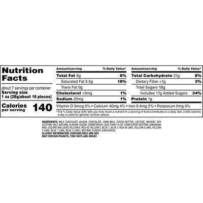 M&M's Halloween Milk Chocolate Pumpkin Pie Candy - 7.44oz