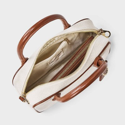 Small Satchel Handbag - Universal Thread Cream