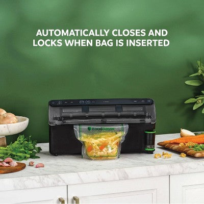 FoodSaver Elite All-in-One Liquid Plus Vacuum Sealer with Bags and Roll Black