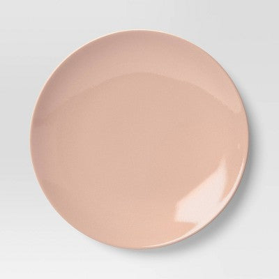10.5" New Modern Coupe Dinner Plate Rose - Threshold
