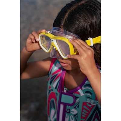 Speedo Kids' Surf Gazer Swim Mask - Lemon/White