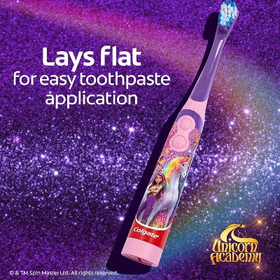 Colgate Kids' Battery Electric Toothbrush - Unicorn Academy