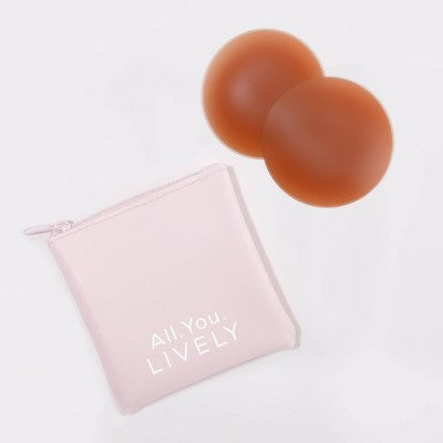 All.You.LIVELY Women's Adhesive Strapless Backless Smooth Stickies - Umber One Size