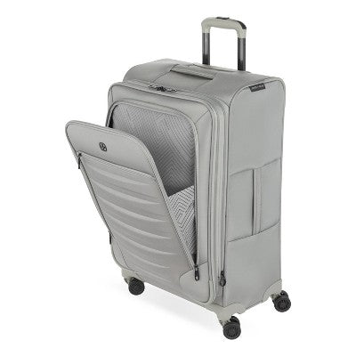 SWISSGEAR Checklite Softside Medium Checked Suitcase - Gray (LOCAL PICKUP ONLY)