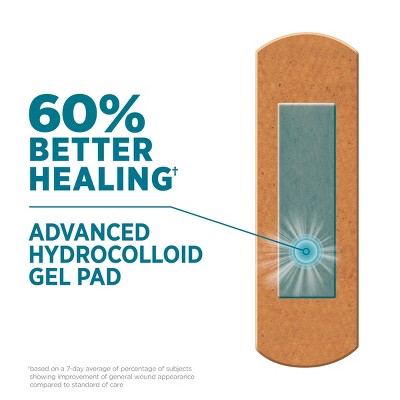 Band-Aid Brand Pro Heal Adhesive Bandages with Hydrocolloid Gel Pads - 10 ct