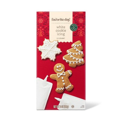Holiday White Cookie Icing Set - 14oz - Favorite Day