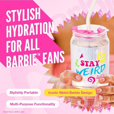 Barbie x Dragon Glassware 16 oz Weird Barbie Drinking Glasses Set of 2