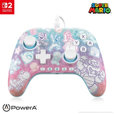 Advantage Wired Controller for Nintendo Switch 2 - Mushroom Kingdom