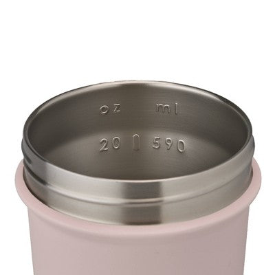 BlenderBottle 25oz Stainless Steel Strada Water Bottle - Rose Red