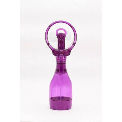 O2COOL Deluxe Handheld Misting Fan Colors May Vary: Portable Personal Spray Fan, Battery Operated, Smooth Plastic Finish