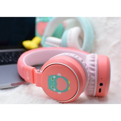 Planet Buddies Bluetooth Wireless Headphones V3 - Olive Owl
