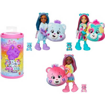Barbie Cutie Reveal Cuddly Series Chelsea Small Dolls and Accessories 6 Surprises
