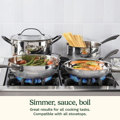 Cuisinart Radiant Pro 2qt Stainless Sauce Pan with Lid